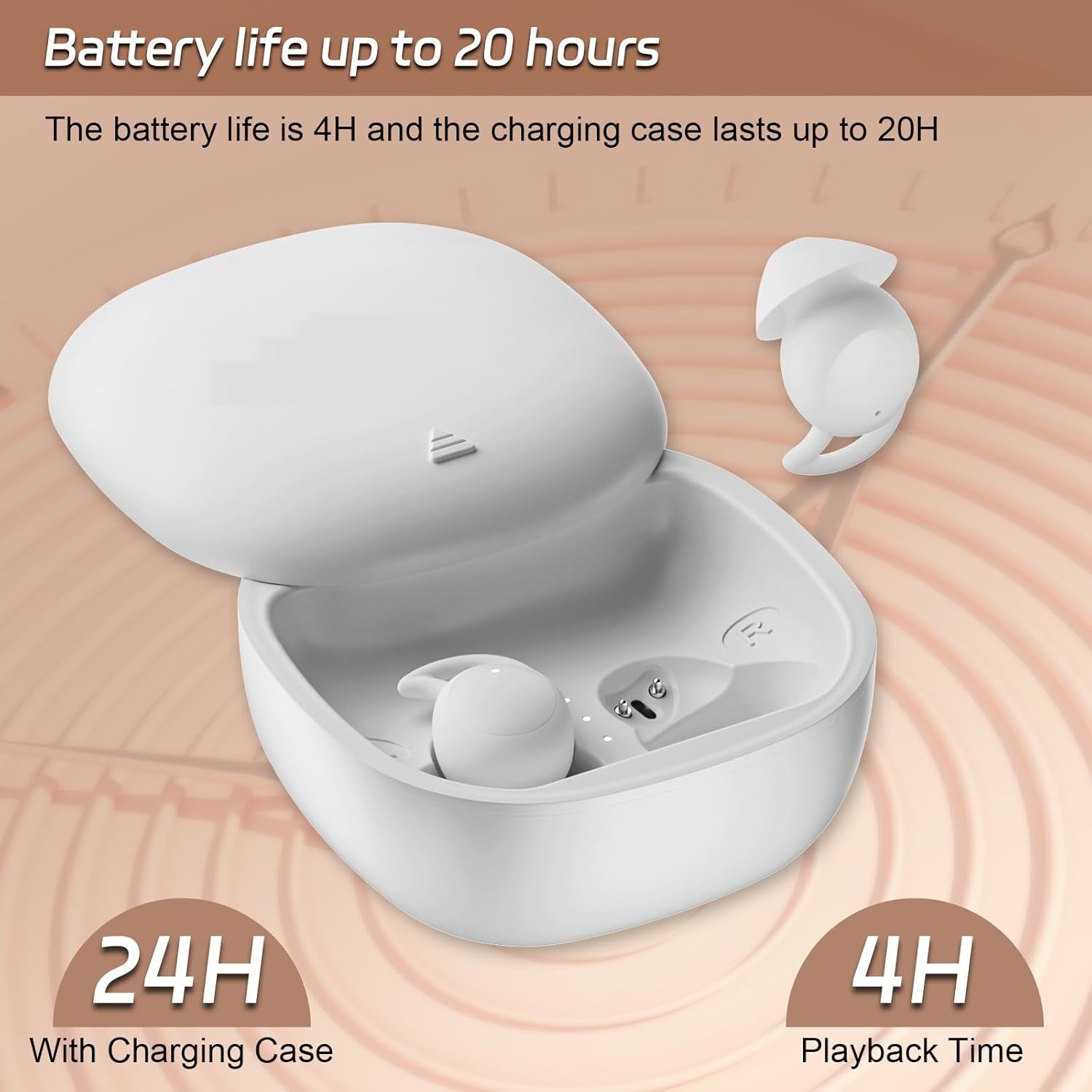 Invisible Sleep Earbuds Mini Wireless Bluetooth Noise Cancelling IPX6 IFECCO